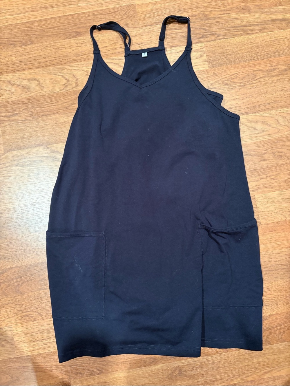Amazon Black Sleeveless Pinafore Dress